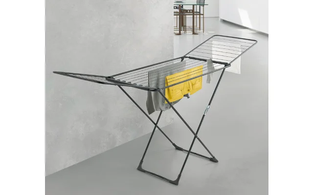 Metaltex Huracan Onyx Flügelwäschetrockner klappbar matt-schwarz