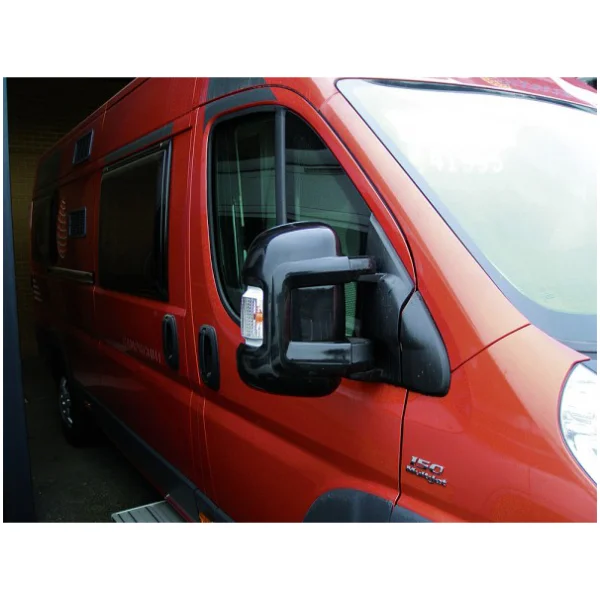 Milenco Spiegelprotektorsatz – kurze Version, Farbe schwarz