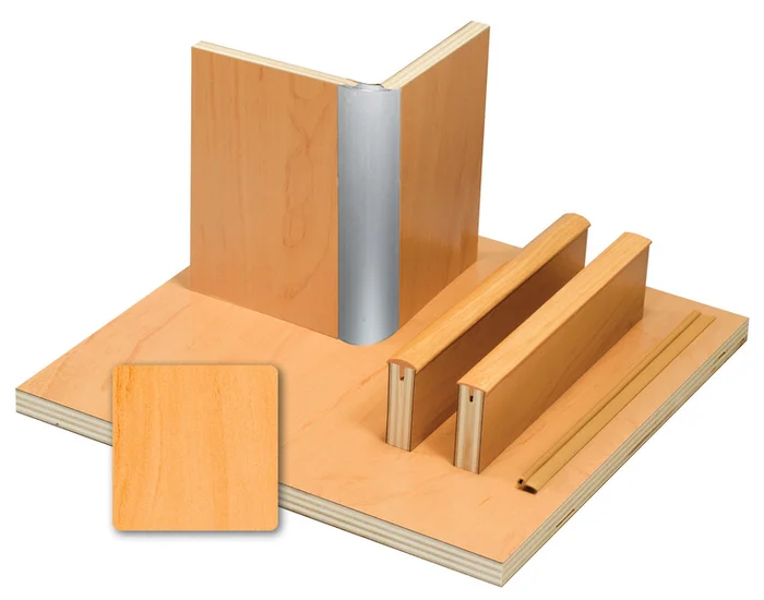 Möbelbauplatte Apfel – HPL-Schichtstoff – 1/4 Platte