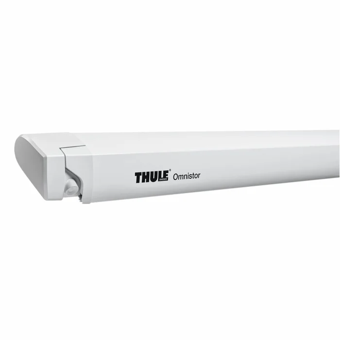 Motorisierte Markise Omnistore 6300 – Länge: 3 m – Farbe: Mystic Grau mit weißem Gehäuse THULE