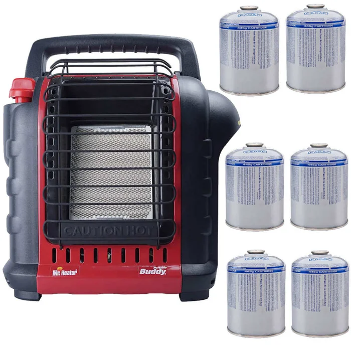 Mr. Heater Kartuschenset – Buddy Heater inkl. 6 Gaskartuschen