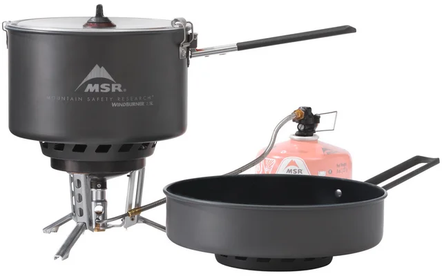 MSR WindBurner Stove System Combo Campingkocher inklusive Campingtopf und Campingpfanne