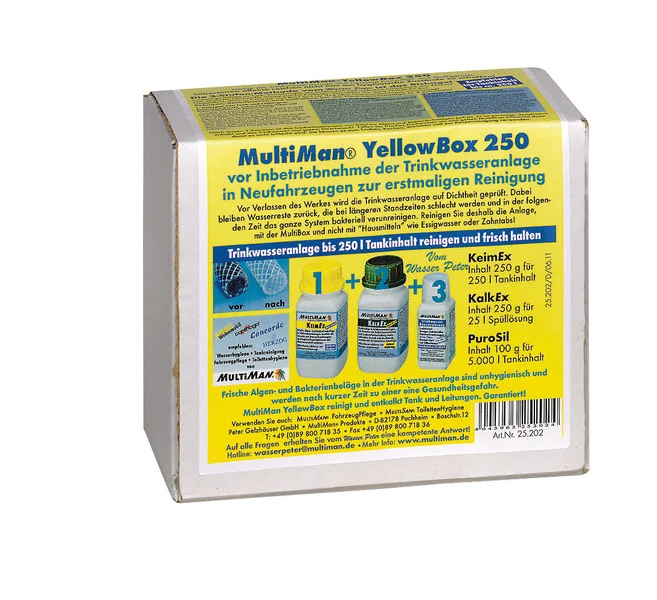 MultiMan YellowBox 250 Wasser-Inbetriebnahmebox