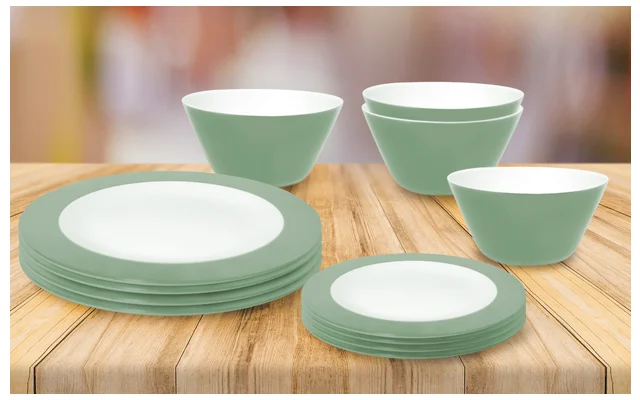 Omada Teller- und Schüsselset 12 teilig