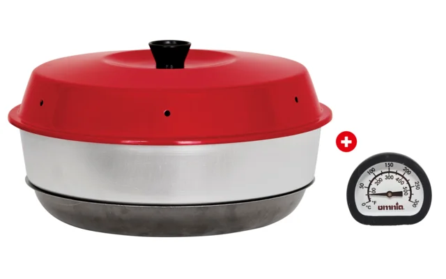 Omnia Campingbackofen Set 2-teilig mit Thermometer