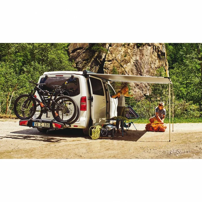 Omnistor-Markise 3200 – Länge: 2,3 m – Farbe: Mystic Grau mit anthrazitfarbenem Gehäuse THULE