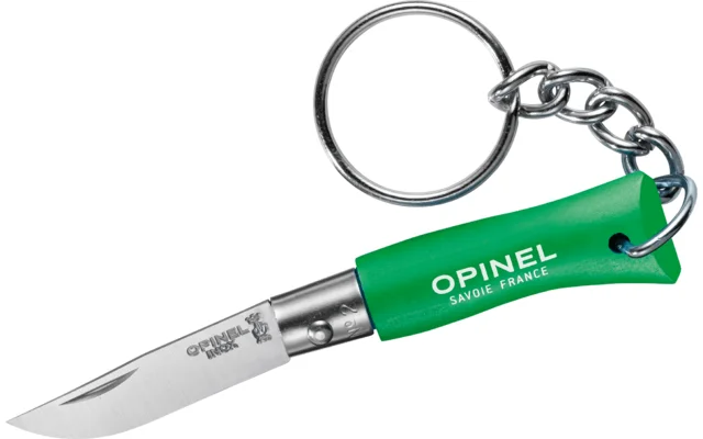 Opinel N°02 Colorama Taschenmesser mit Schlüsselanhänger Klingenlänge 3,5 cm