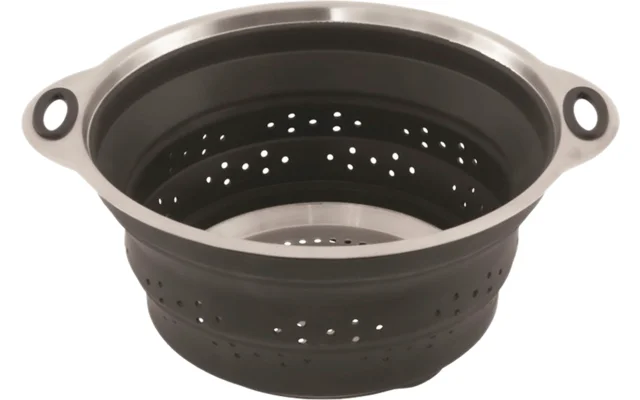 Outwell Collaps Colander Sieb 28 x 24 x 11,5 cm schwarz/silber