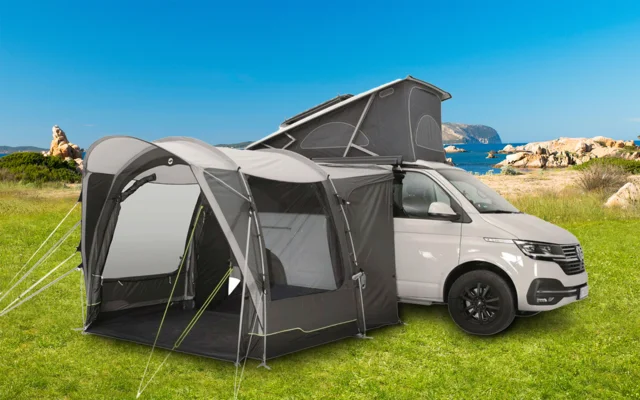 Outwell Zelt Waystone 160 Busvorzelt Schwarz/Grau