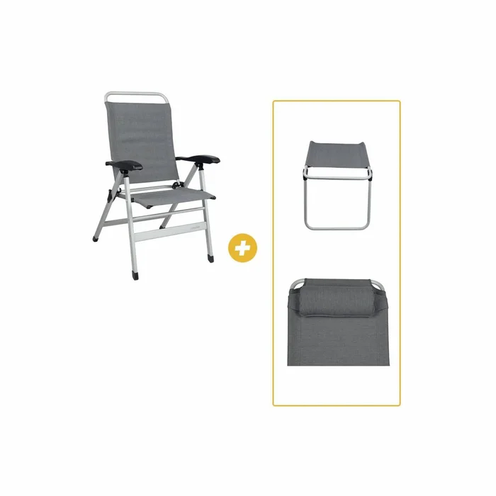 Pack Komfortsessel mit Bein- und Kopfstütze BAYA SUN