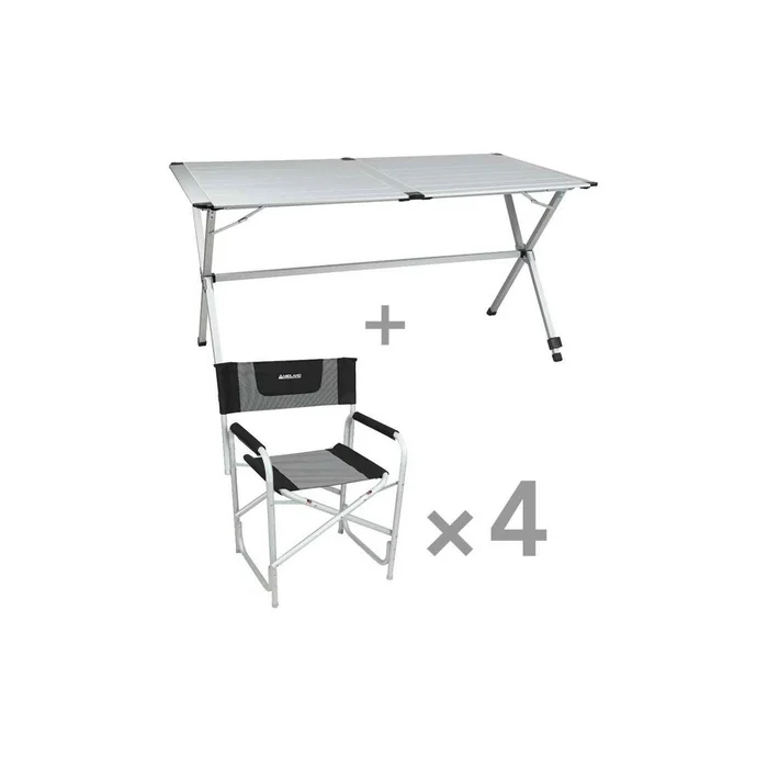 Pack Relax Tisch und Sessel Camping 6 Personen