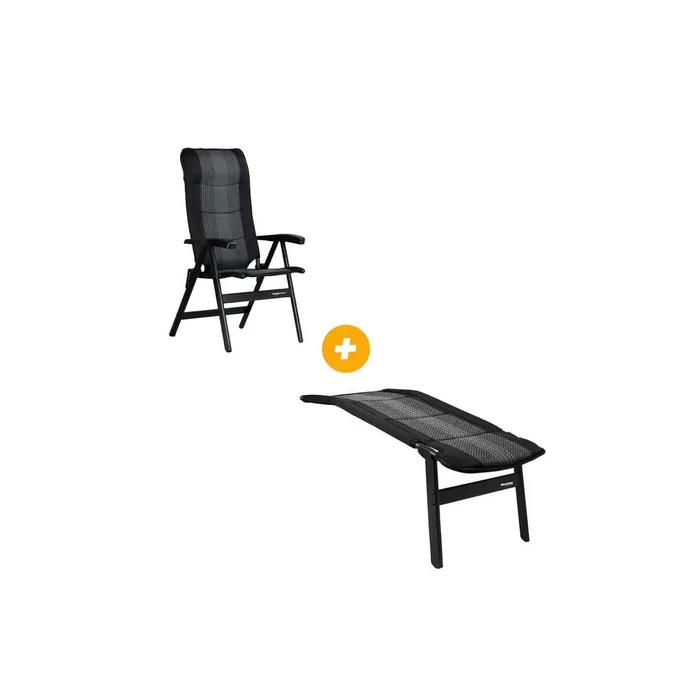 Paket Sessel Deluxe Silverline mit Beinstütze WESTFIELD