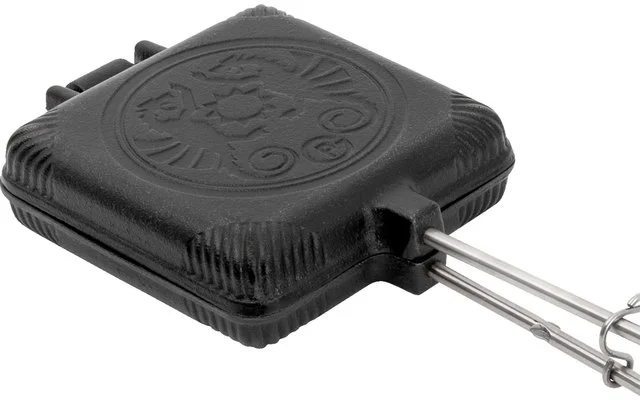 Petromax Gusseisen Sandwicheisen mit Handstab