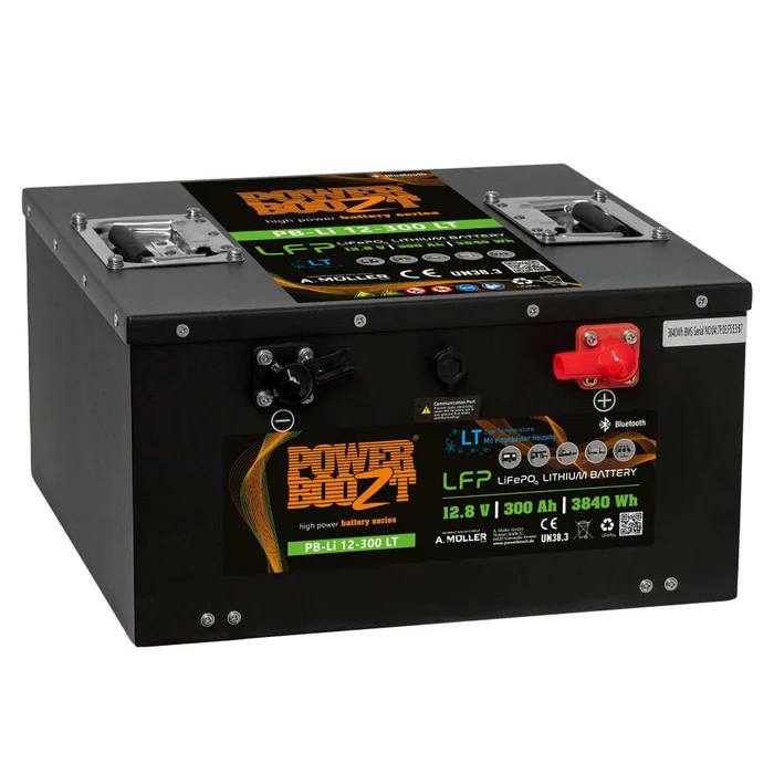 Powerboozt LiFePO4 Kaltwetterbatterie PB-LI 300LT Untersitz – 300 Ah