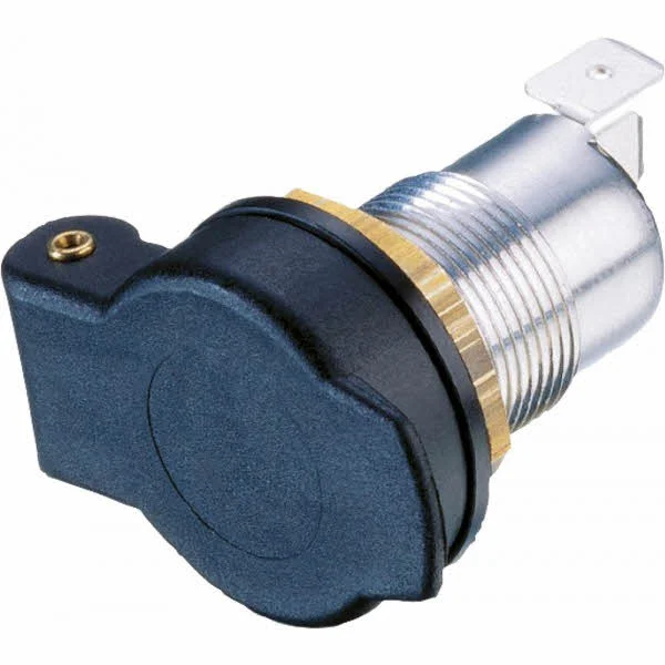 Procar Einbaunormsteckdose Metall 12 Volt