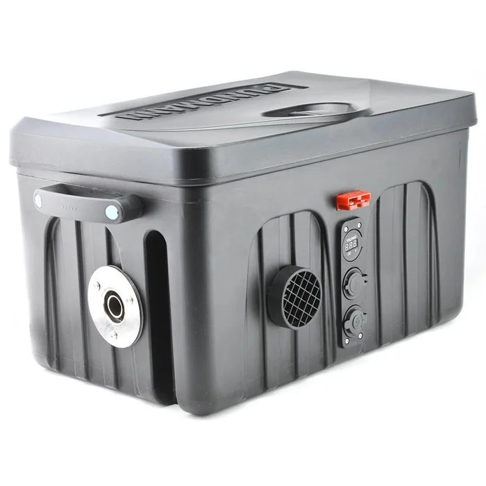 Pundmann mobile Standheizung mit 5 l Tank und LiFePO-Batterie