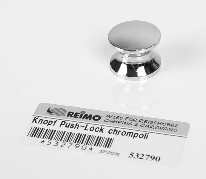 Push Lock – Ersatzknopf chrompoliert