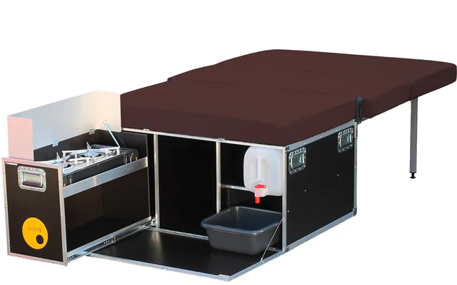Ququq MidiBox für Vans – Kompakte Campingbox mit integrierter Küche und Schlafplatz