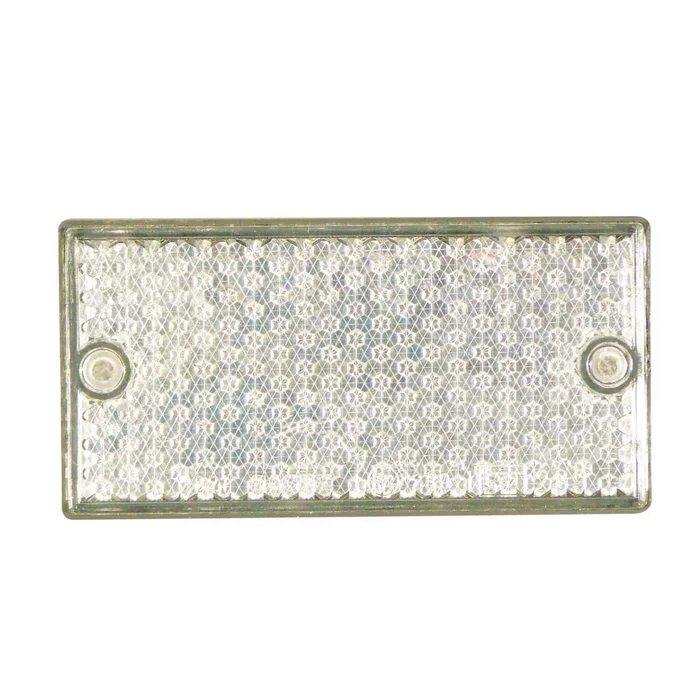 Rechteckiger Rückstrahler orangefarben