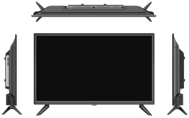 Reflexion LED2423 LED Fernseher 24 Zoll mit Full-HD & Triple-Tuner (DVB-S/S2, DVB-C, DVB-T/T2 HD)