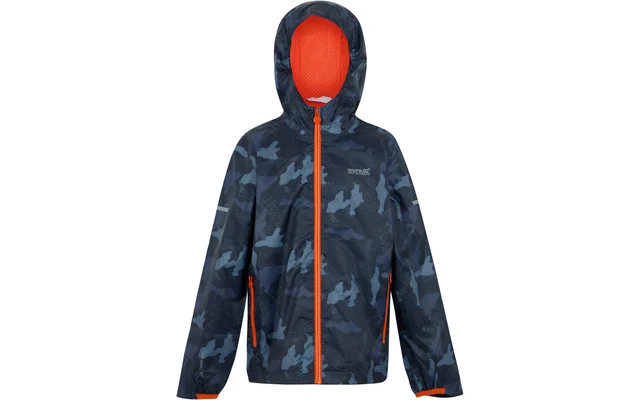 Regatta Printed Lever II Kinderregenjacke
