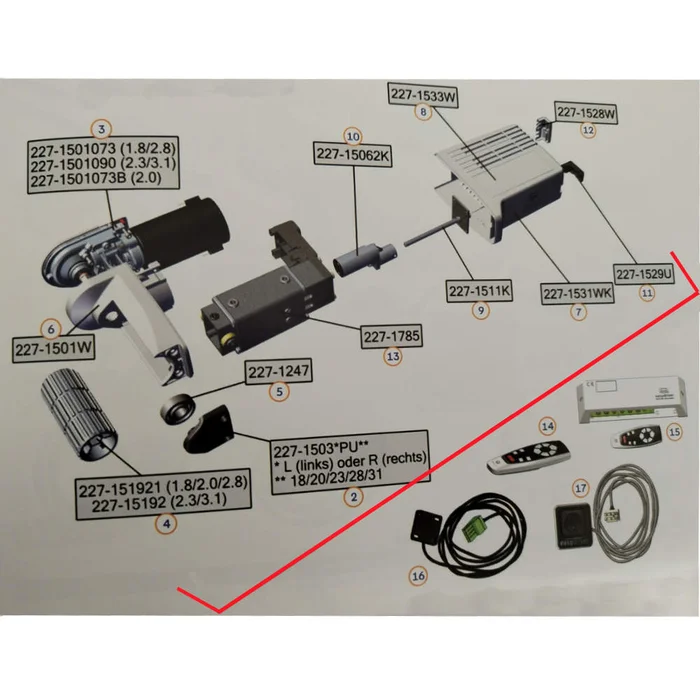 Reich Antriebseinheit easydriver pro 2.3 (Nr. 227-15005UP23)