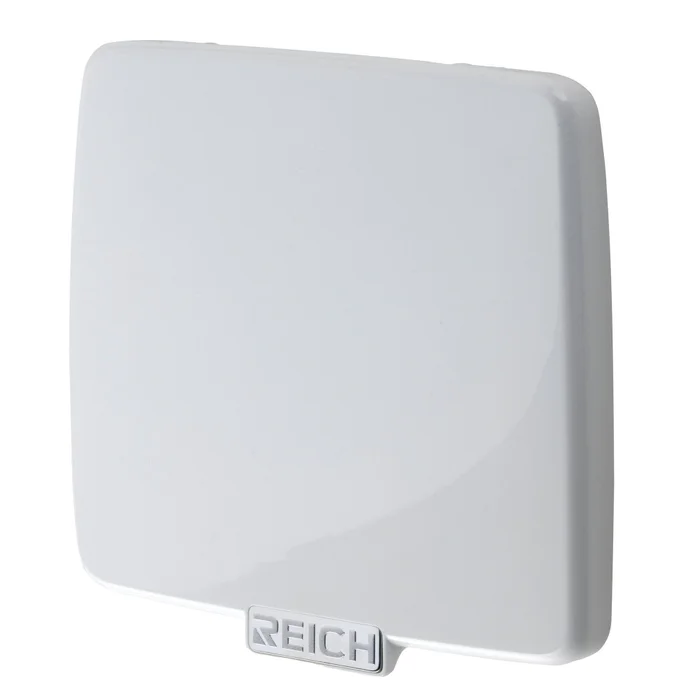 Reich Deckel 1-fach für Versorgungsklappe Smart Supply, weiß glänzend