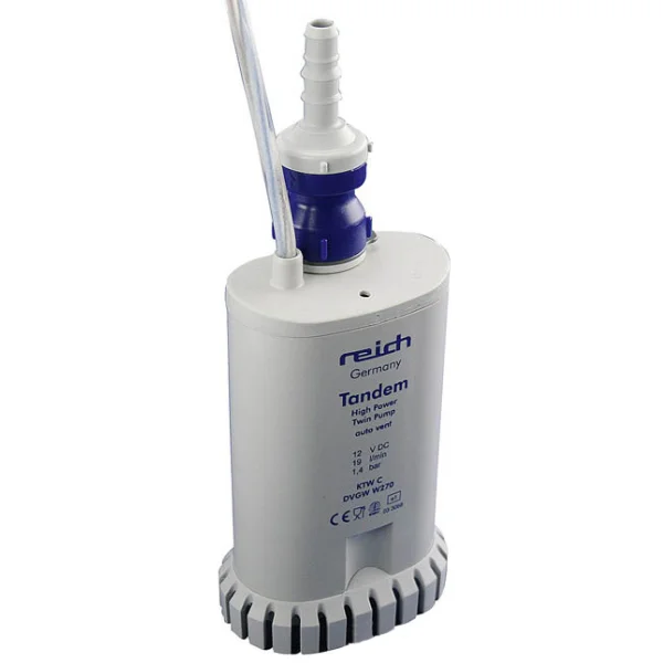 Reich Tauchpumpe TWIN mit Rückschlagventil u. aut. Entlüftung