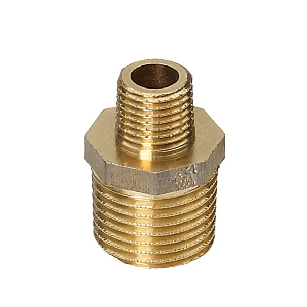 Reich Übergangsstück Messing 1/2 Zoll auf 1/4 Zoll