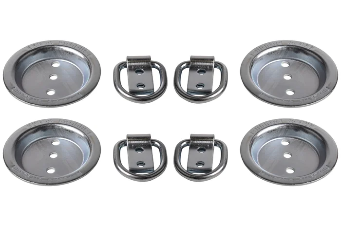 Runder Montagering versenkt 79×13 mm – Set von 4 Stück