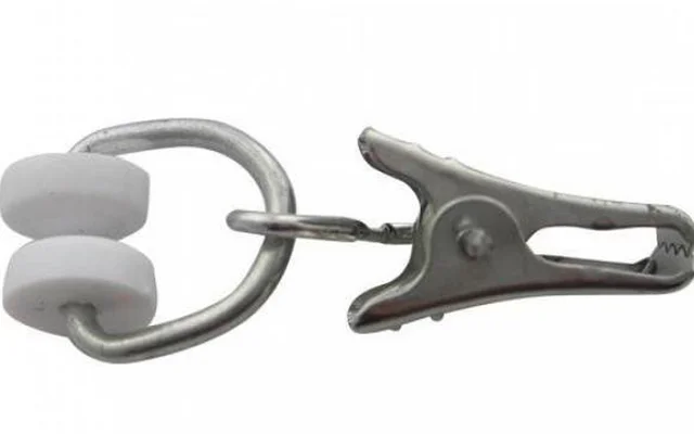 Scheiddesign Gardinenrollringe mit Klammer 10er Pack