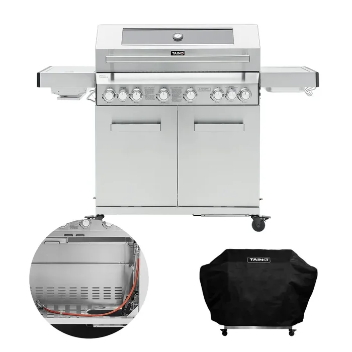 Set PLATINUM YAMARA 6+2 Gasgrill + Abdeckhaube