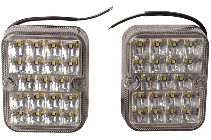 Set von 2 LED-Rückfahrlampen – 100x80x28 mm – LED