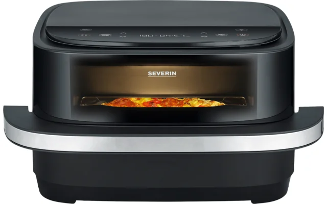 Severin FR 2464 Pizza-Heißluftfritteuse 2100 W Schwarz