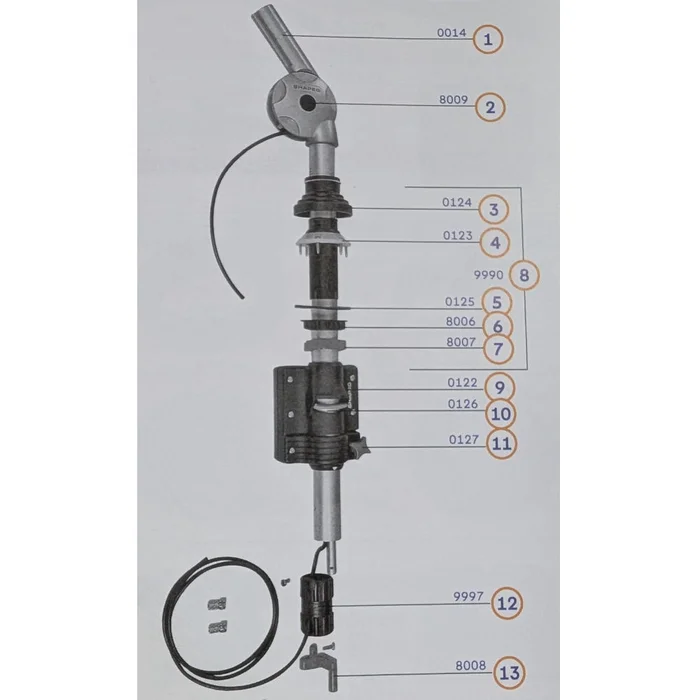 Shapeg Drehgriff schwarz (Nr. 9997)