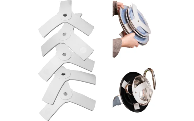 Silwy Magnet Adapter Sandwich Bundle für das Fixieren von Geschirr 5 Stück