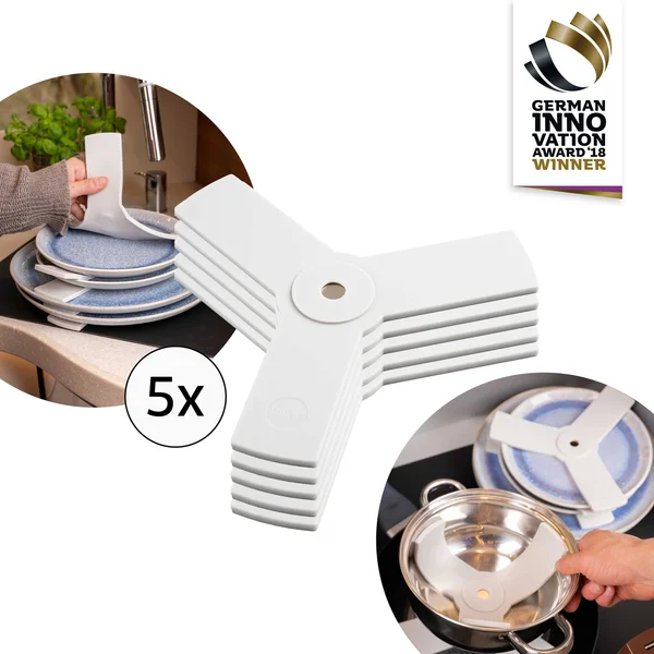 Silwy Magnet-Sandwich-Bundle – Grau – 5er Set