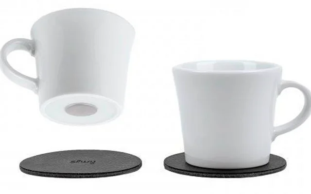 Silwy Porzellan Magnet-Espressotassen 2er-Set (70 ml)