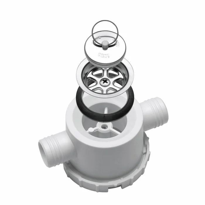 Siphon-Abfluss mit zwei Ausgängen SMEV