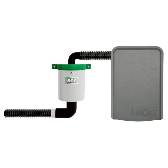 SOG Elektrische WC-Entlüfung für Clesana Türvariante dunkelgrau