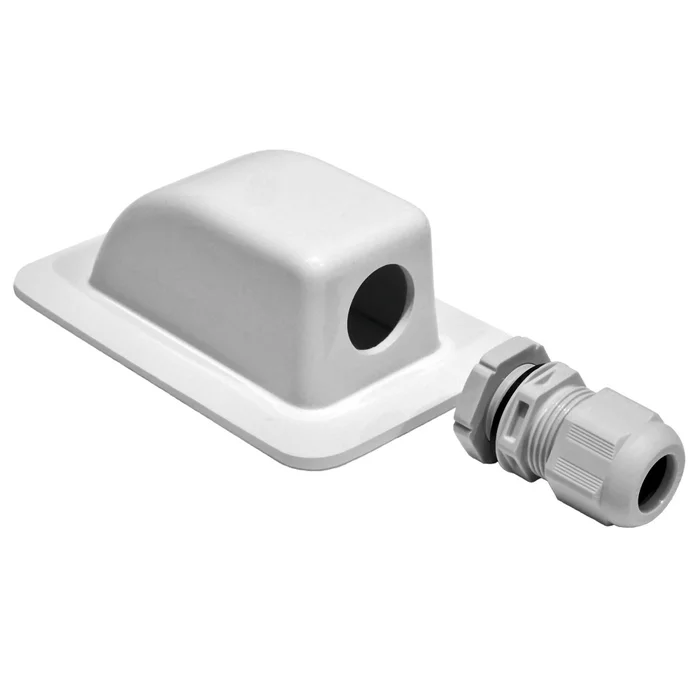 Solara Dachdurchführung 1 Ausgang weiß