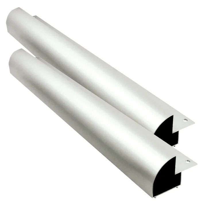 Solara Haltespoiler-Set AS680, 2 Stück – silber