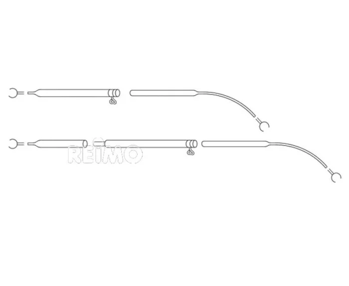 Spannstange/Dachauflagenstange Stahl 210-255cm, 3-teilig