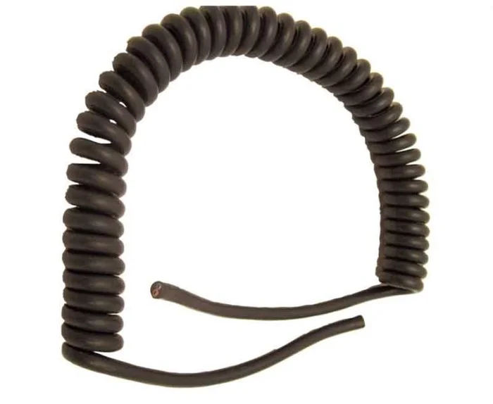 Spiralkabel – 2 x 1,5 mm – Schwarz – 3 m