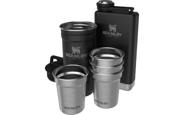 Stanley Flachmann und Shotgläser Set Pre-Party 6-teilig