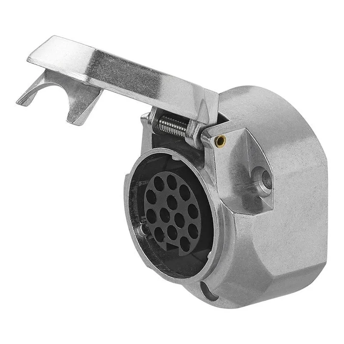 Steckdose 13-polig – Metall – Typ Jaeger