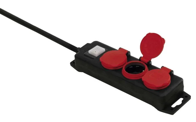 Steckdosenleiste mit Schalter 3-fach 1,5 m