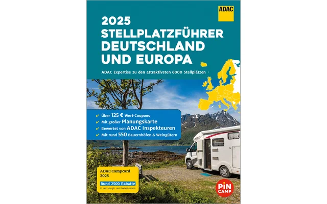 Stellplatzführer 2025 Deutschland und Europa