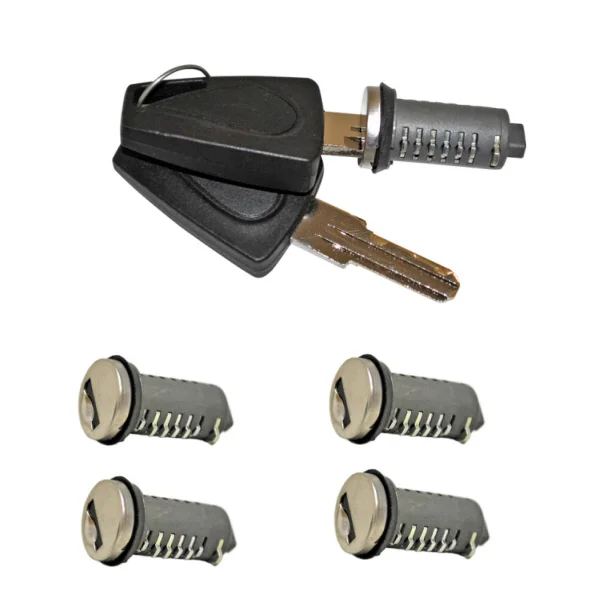 STS Innenbahn Schließsystem – 5 Zylinder + 2 Schlüssel