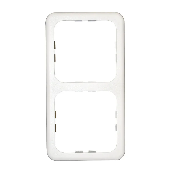 System 10.000 Abdeckrahmen 2-fach, weiß